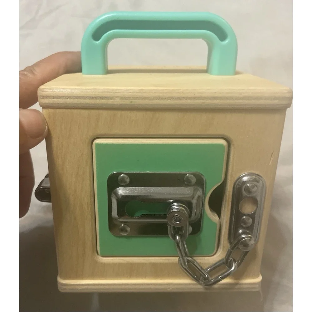 Lovevery Wooden Lock Box Latches 
